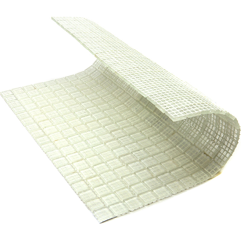 Cotton White 12x12 Glossy Uniform Square Glass Mosaic Tile (20 pack, 18.69 sq ft/case)
