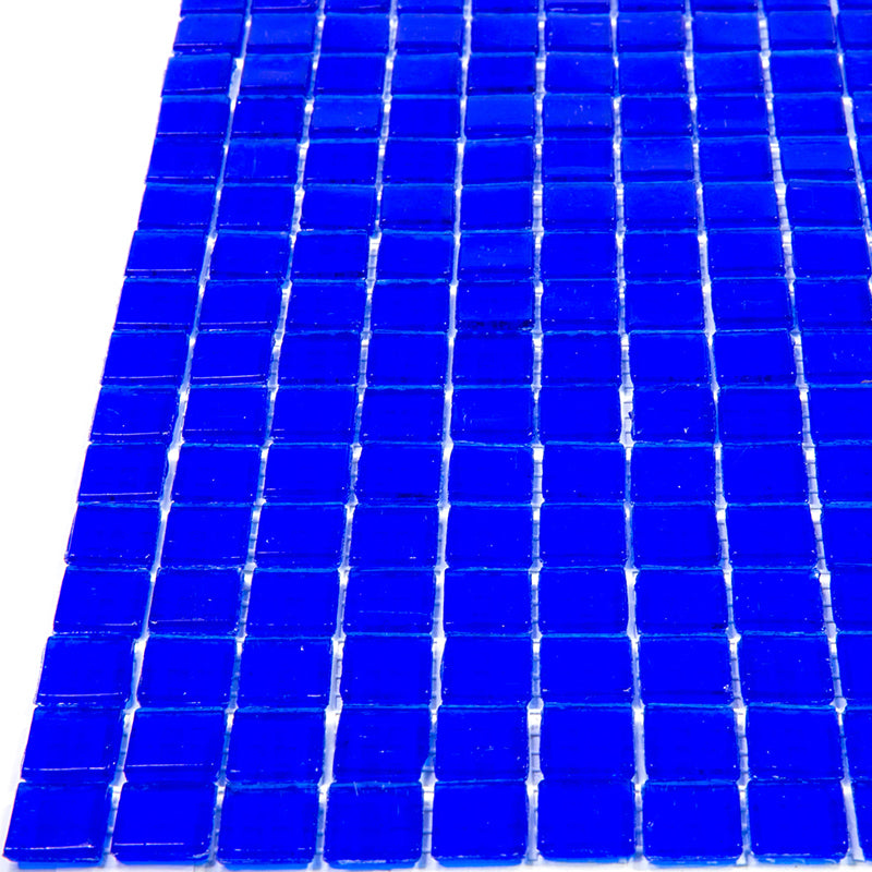 Cobalt Blue 12x12 Glossy Uniform Square Glass Mosaic Tile (20 pack, 18.69 sq ft/case)