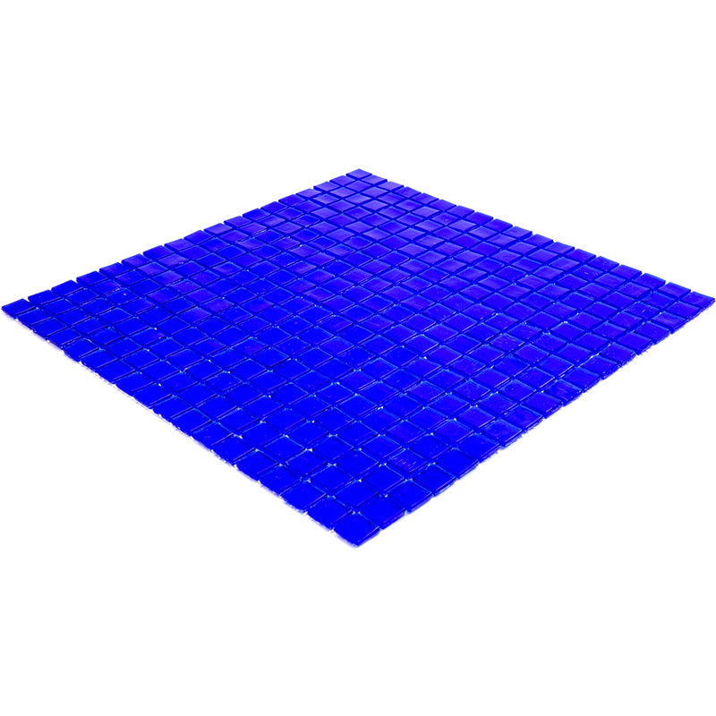 Cobalt Blue 12x12 Glossy Uniform Square Glass Mosaic Tile (20 pack, 18.69 sq ft/case)