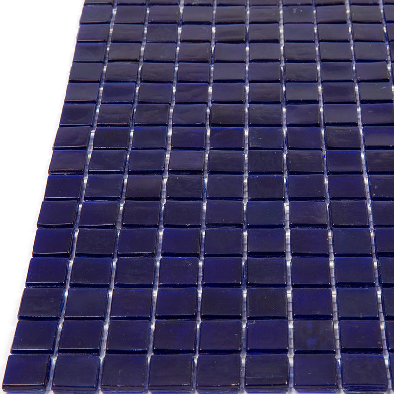 Indigo Blue 12x12 Uniform Square Glossy Glass Mosaic Tile (20 pack, 18.69 sq ft/case)