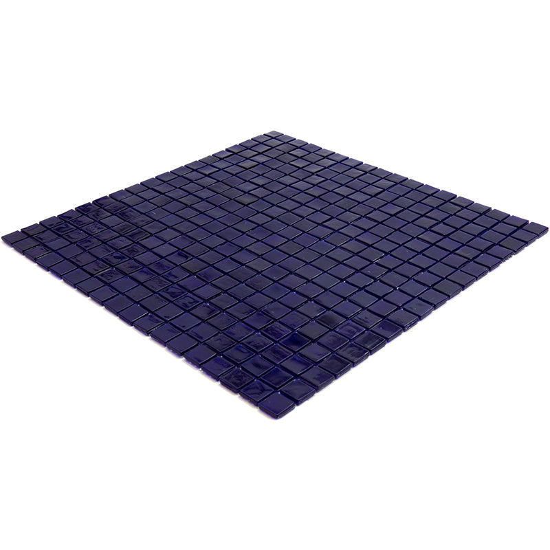 Indigo Blue 12x12 Uniform Square Glossy Glass Mosaic Tile (20 pack, 18.69 sq ft/case)
