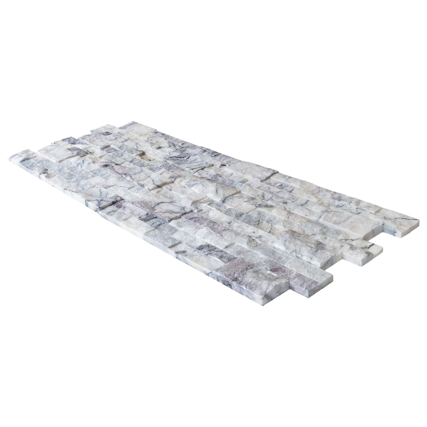 New York Marble 3D Ledger Panel 6"x24" – Split-Face Wall Tile, Full Truckload