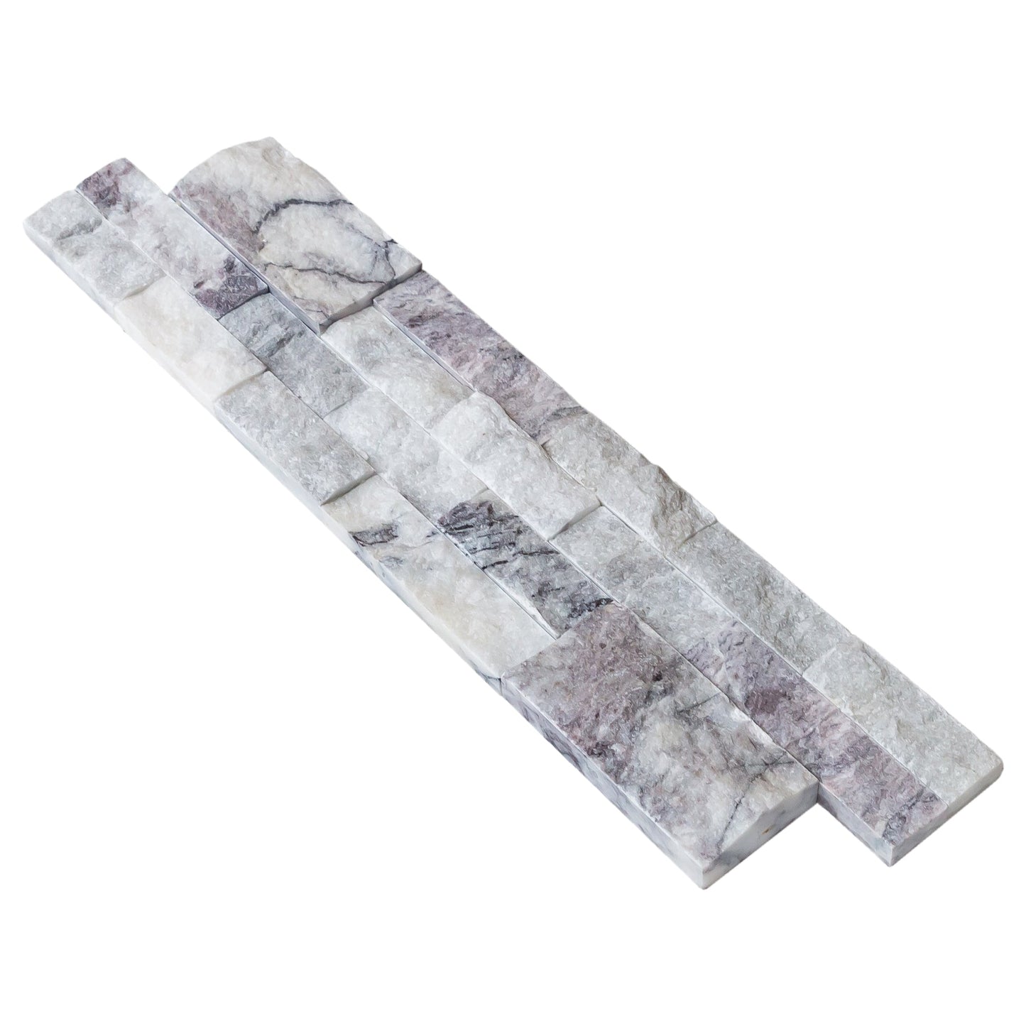 New York Marble 3D Ledger Panel 6"x24" – Split-Face Wall Tile, Full Truckload