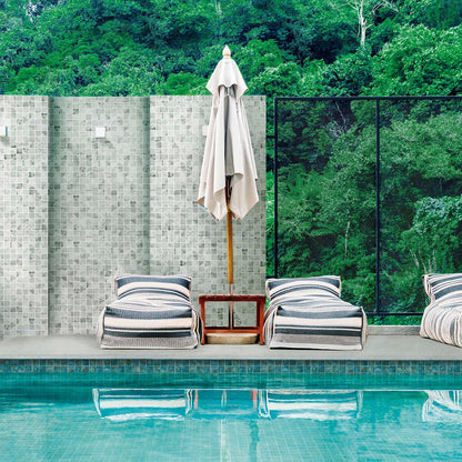 Arrecife Green, 2" x 2" - Glass Tile - view 11