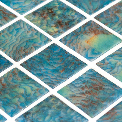 Arrecife Green, 2" x 2" - Glass Tile - view 12