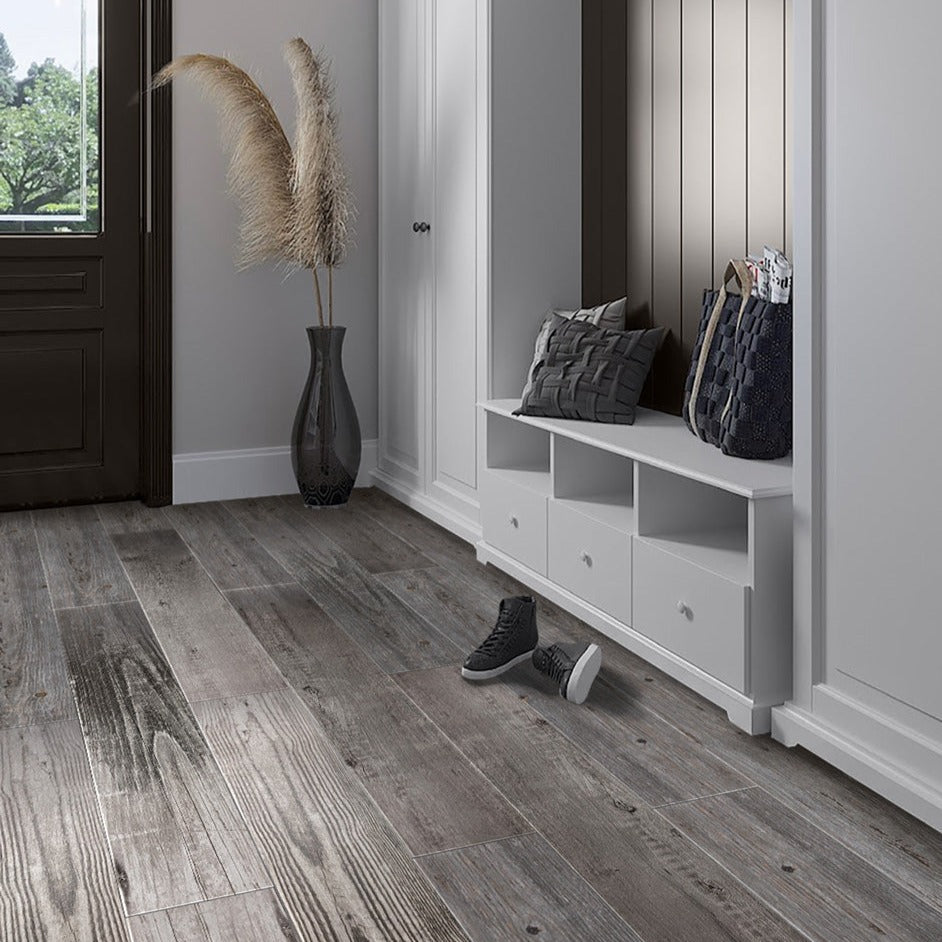 Ash Gray 8x48 Matte Field Porcelain Tile (4 pack, 10.358 sq ft/case) - Sample