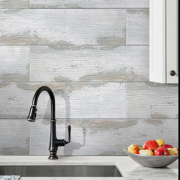 Light Gray 8x48 Matte Field Porcelain Tile (4 pack, 10.358 sq ft/case)