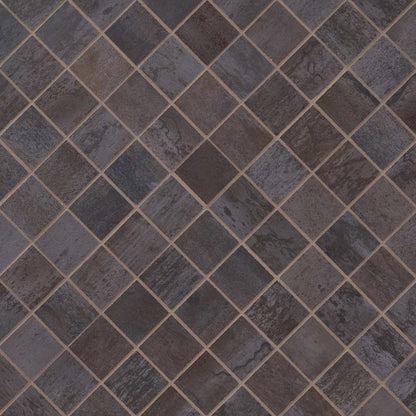 MSI Oxide Iron Porcelain Mosaic Wall and Floor Tile - 2"x2"