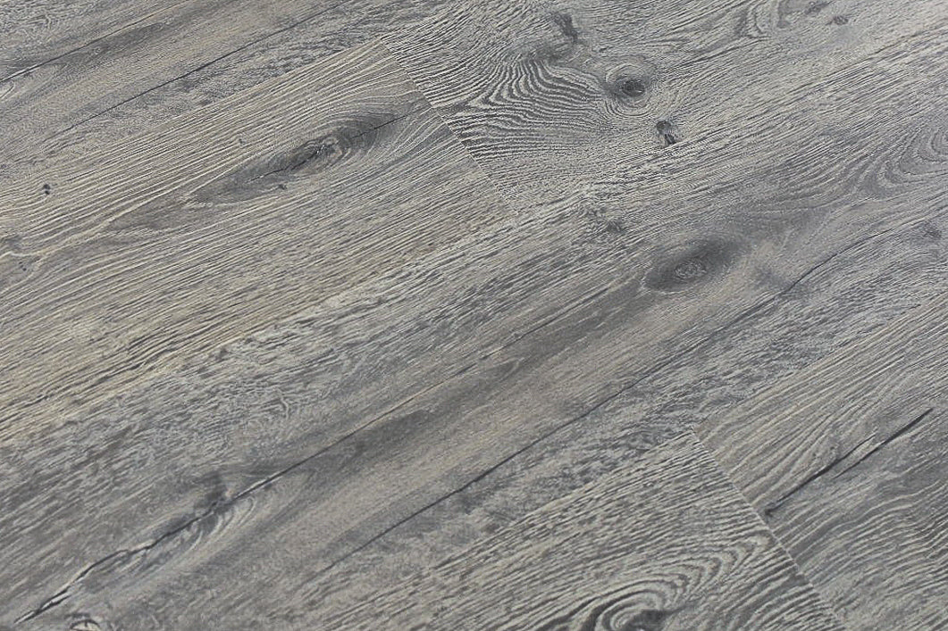 Oyster Textured/EIR 6.61"x72.83" Laminate Flooring 12mm - Noble Brown