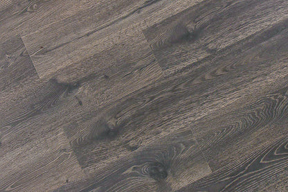 Oyster Textured/EIR 6.61"x72.83" Laminate Flooring 12mm - Pitch Dark