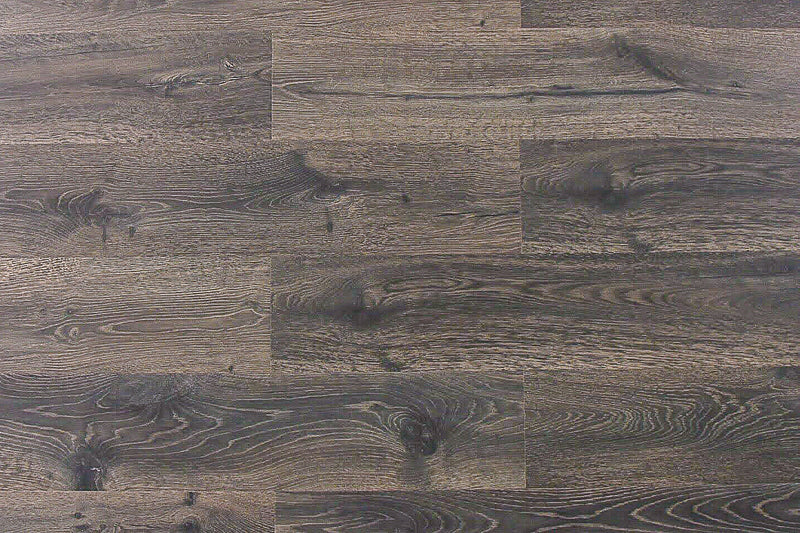 Oyster Textured/EIR 6.61"x72.83" Laminate Flooring 12mm - Pitch Dark