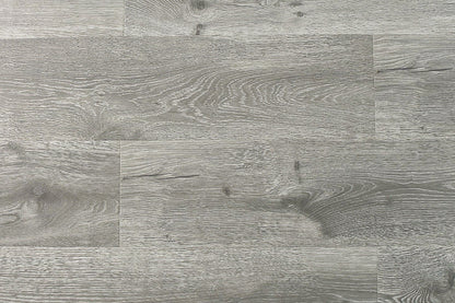 Oyster Textured/EIR 6.61"x72.83" Laminate Flooring 12mm - Simple Gray