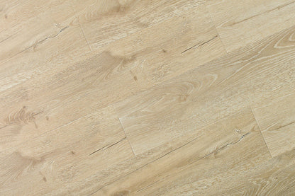 Oyster Textured/EIR 6.61"x72.83" Laminate Flooring 12mm - Simple Tan