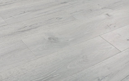 Oyster Textured/EIR 6.61"x72.83" Laminate Flooring 12mm - White Shadow