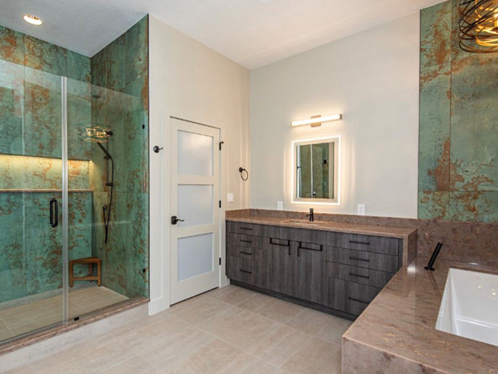 Viridian Green 18x48 Matte Ceramic Large Format Tile (4 pack, 22.98 sq ft/case) - Sample