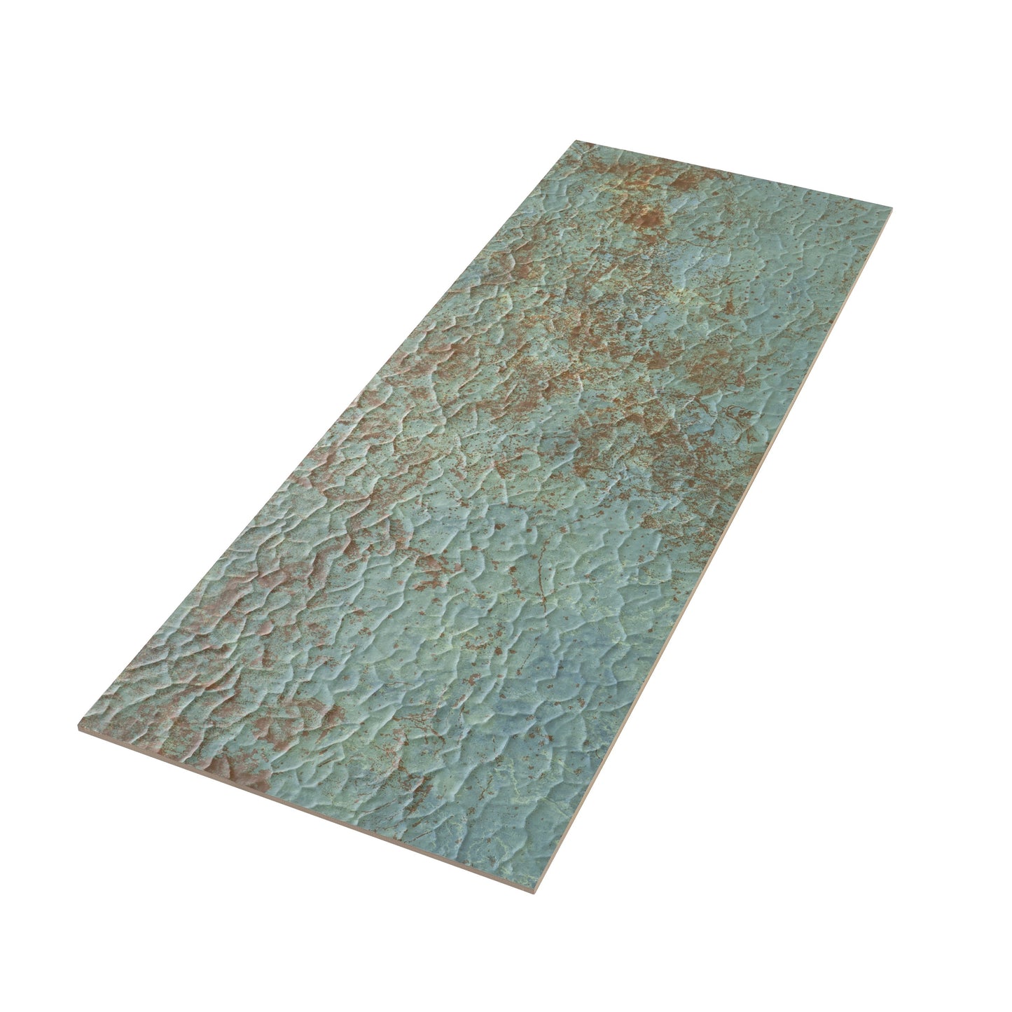 Viridian Green 18x48 Textured Ceramic Large Format Tile (3 pack, 17.23 sq ft/case)