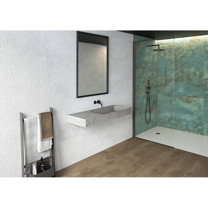 Viridian Green 18x48 Textured Ceramic Large Format Tile (3 pack, 17.23 sq ft/case)