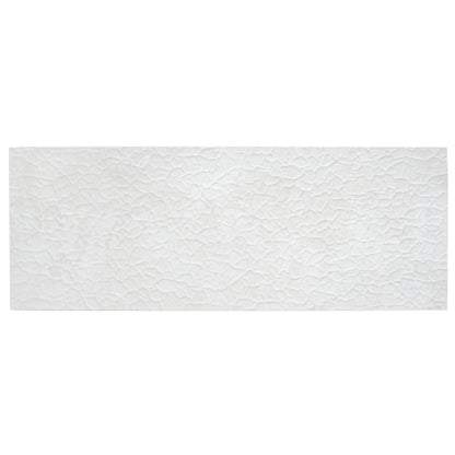 Pearl White 18x48 Textured Ceramic Large Format Tile (3 pack, 17.23 sq ft/case)