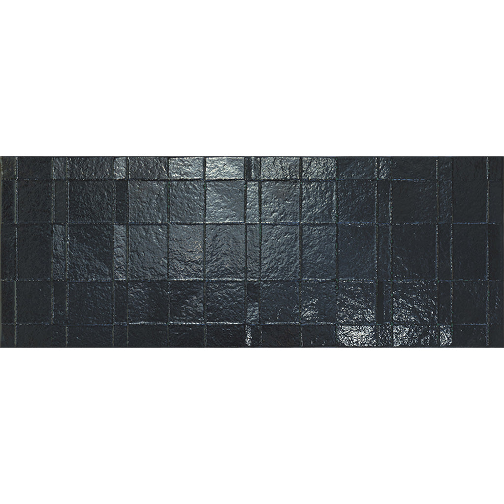 Maastricht Blue 18x48 Textured Ceramic Large Format Tile (3 pack, 17.23 sq ft/case)