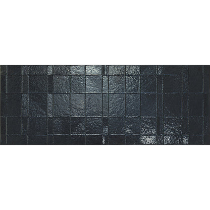 Maastricht Blue 18x48 Textured Ceramic Large Format Tile (3 pack, 17.23 sq ft/case) - Sample