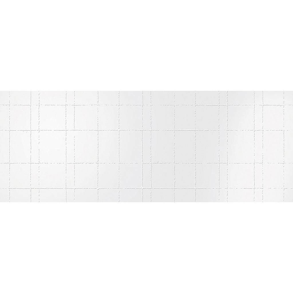 Cotton White 18x48 Textured Ceramic Large Format Tile (3 pack, 17.23 sq ft/case) - Sample