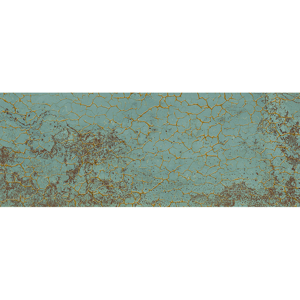 Viridian Green Gold Vein 18x48 Textured Ceramic Large Format Tile (3 pack, 17.23 sq ft/case) - Sample