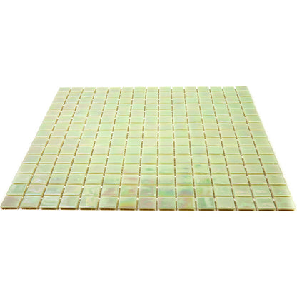 Lime Green 12x12 Glossy Uniform Square Glass Mosaic Tile (20 pack, 20 sq ft/case)