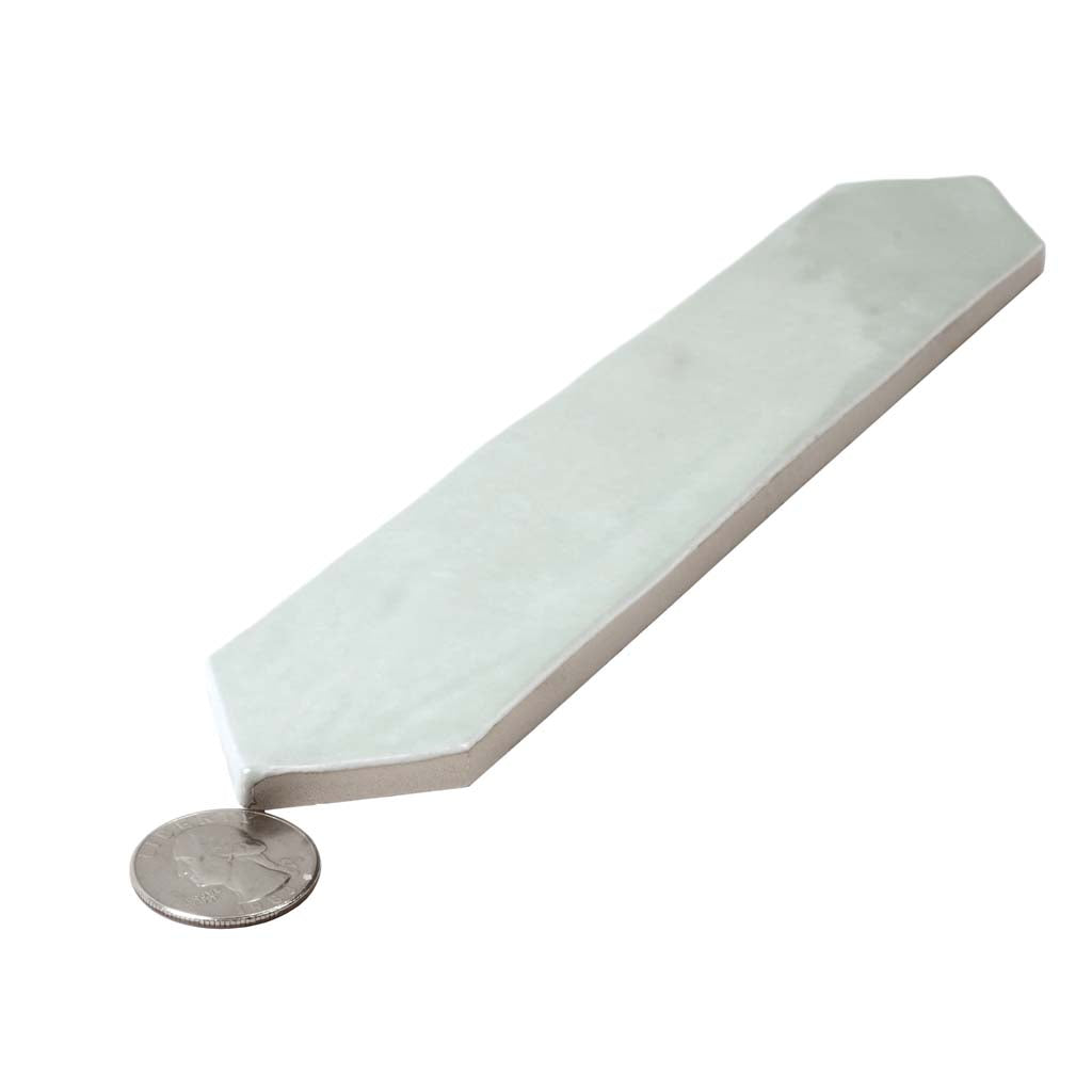Pistachio Green 2x10 Glossy Picket Ceramic Tile (23 pack, 2.37 sq ft/case)