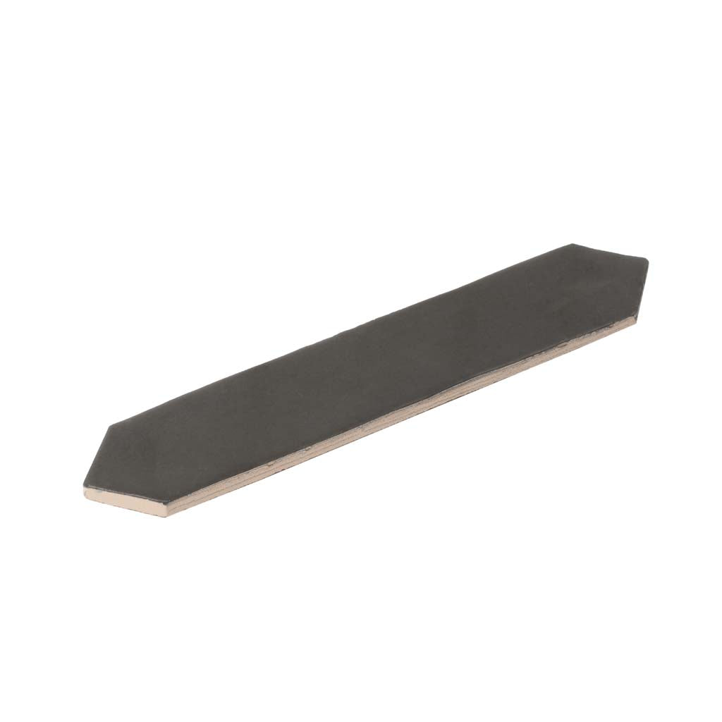 Black 2x10 Matte Picket Ceramic Tile (23 pack, 2.37 sq ft/case)