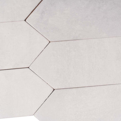 Pearl White 2x10 Matte Picket Ceramic Tile (23 pack, 2.37 sq ft/case) - Sample
