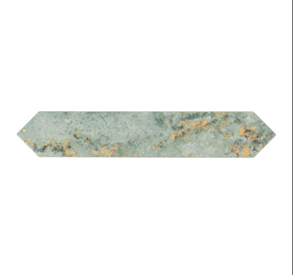 Moss Green 2x10 Glossy Picket Ceramic Tile (23 pack, 2.37 sq ft/case)