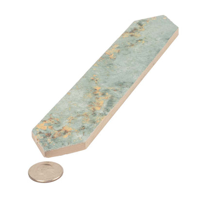 Moss Green 2x10 Glossy Picket Ceramic Tile (23 pack, 2.37 sq ft/case)