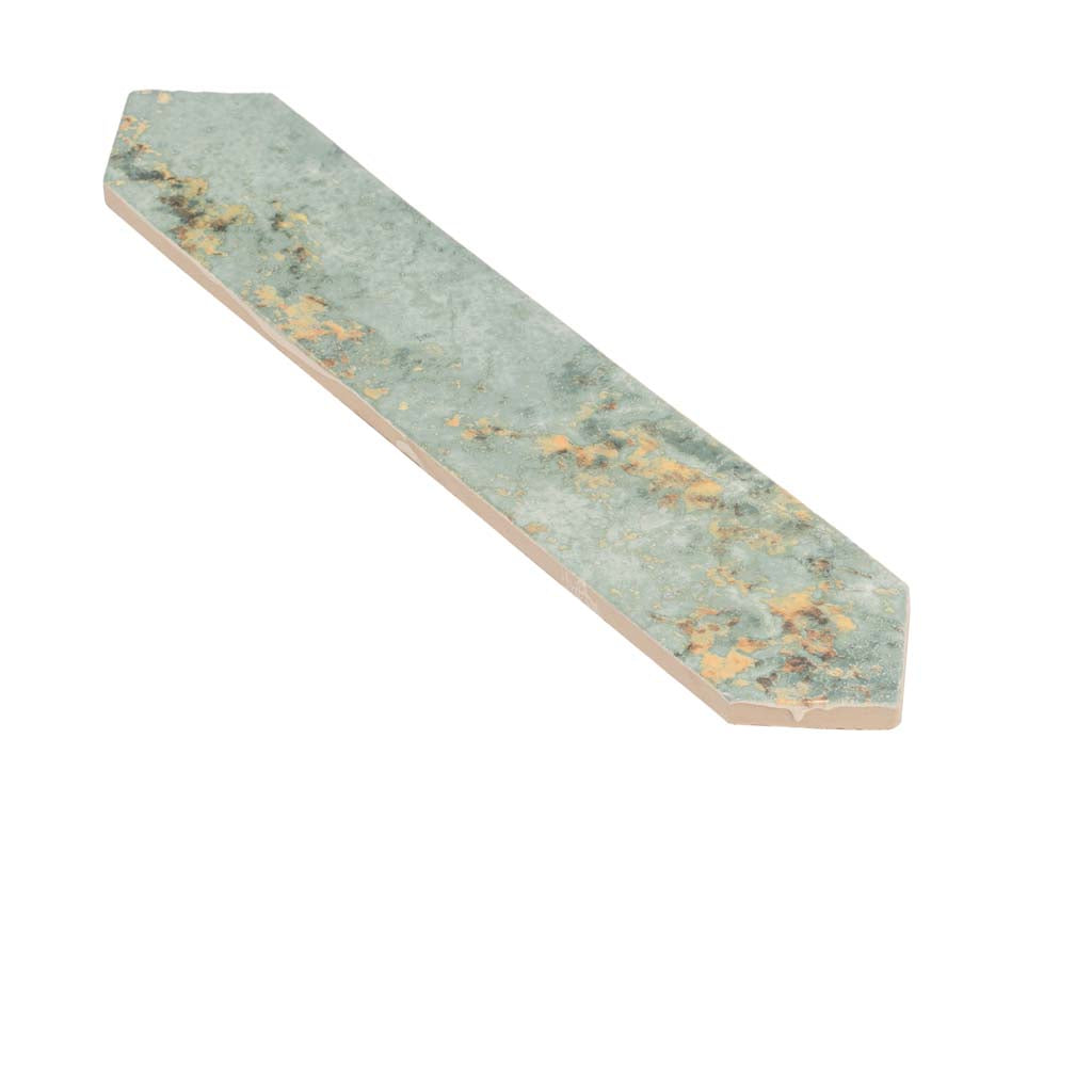 Moss Green 2x10 Glossy Picket Ceramic Tile (23 pack, 2.37 sq ft/case)