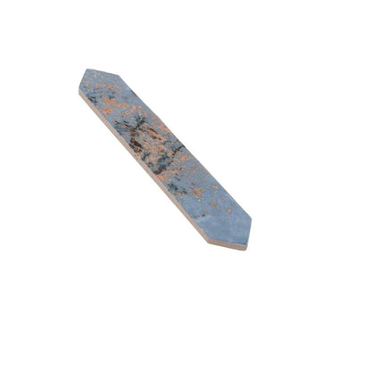 Blue 2x10 Glossy Picket Ceramic Tile (23 pack, 2.37 sq ft/case) - Sample