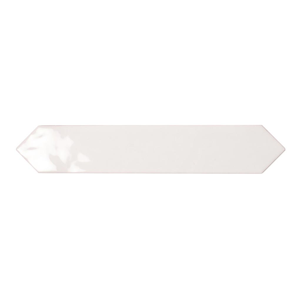 Cotton White 2x10 Glossy Picket Ceramic Tile (23 pack, 2.37 sq ft/case)