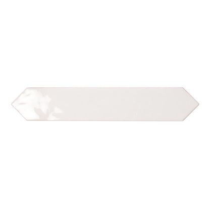 Cotton White 2x10 Glossy Picket Ceramic Tile (23 pack, 2.37 sq ft/case)