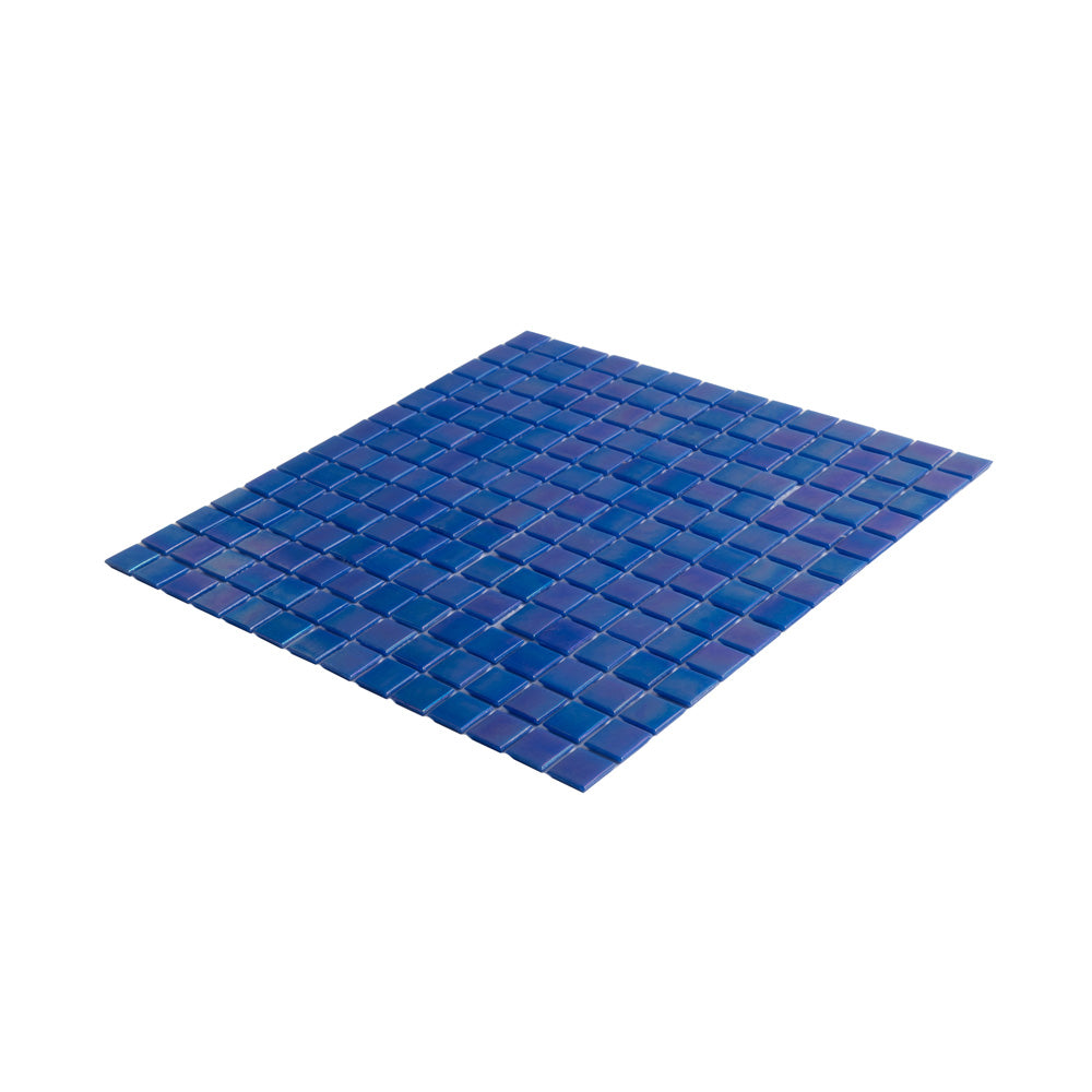 Royal Blue 12x12 Uniform Square Glossy Glass Mosaic Tile (20 pack, 20 sq ft/case) - Sample
