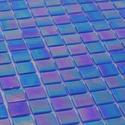 Royal Blue 12x12 Uniform Square Glossy Glass Mosaic Tile (20 pack, 20 sq ft/case) - Sample