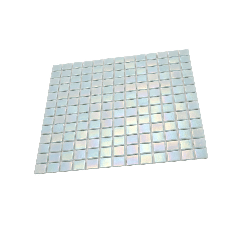 Stone Blue 12x12 Glossy Uniform Square Glass Mosaic Tile (20 pack, 20 sq ft/case) - Sample