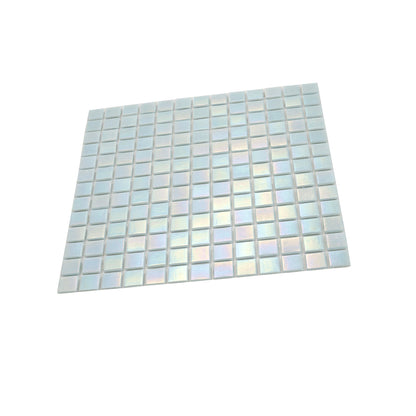 Stone Blue 12x12 Glossy Uniform Square Glass Mosaic Tile (20 pack, 20 sq ft/case) - Sample