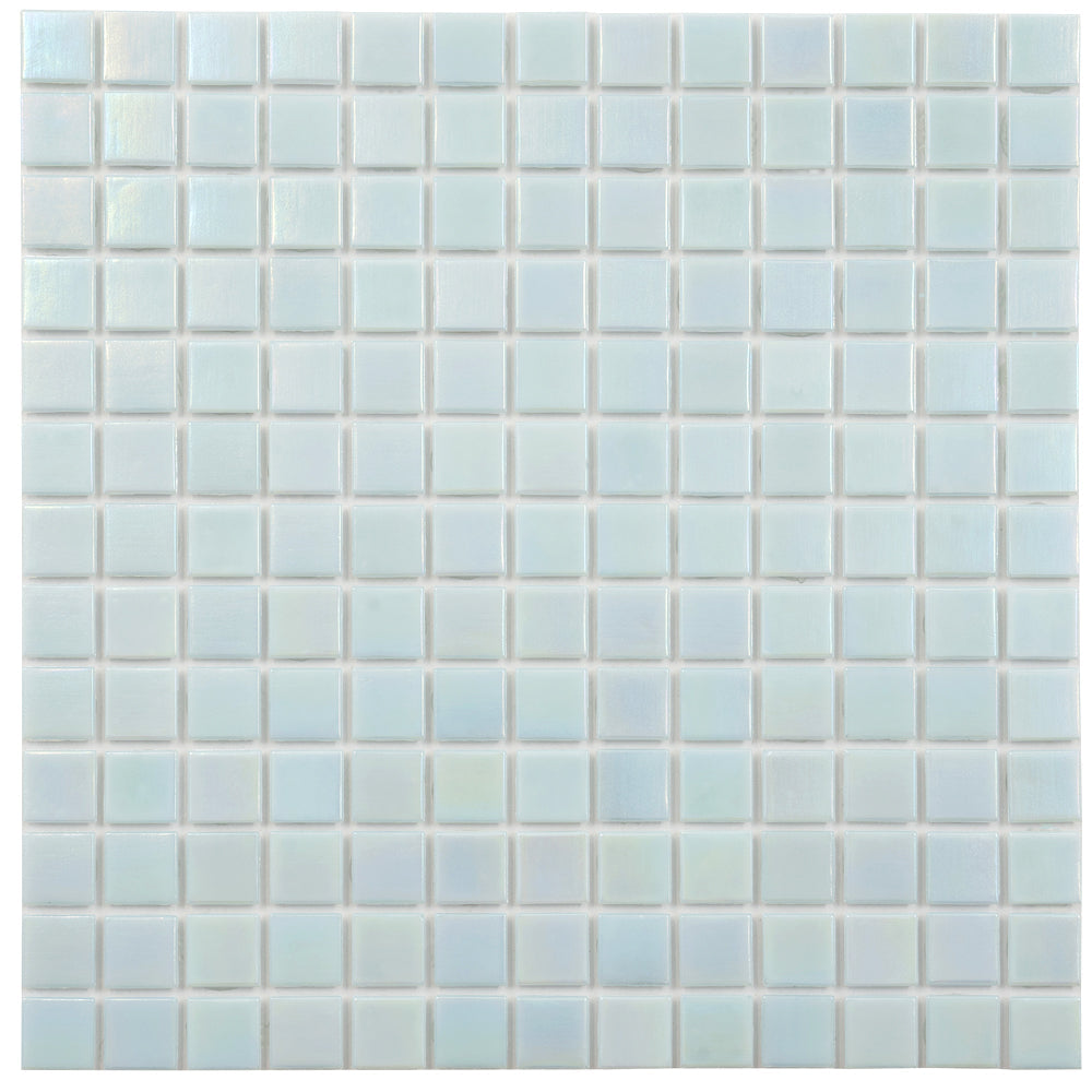 Stone Blue 12x12 Glossy Uniform Square Glass Mosaic Tile (20 pack, 20 sq ft/case) - Sample