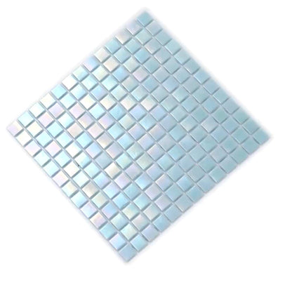 Stone Blue 12x12 Glossy Uniform Square Glass Mosaic Tile (20 pack, 20 sq ft/case) - Sample