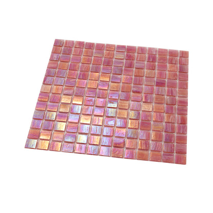Punch Pink 12x12 Glossy Uniform Square Glass Mosaic Tile (20 pack, 20 sq ft/case)