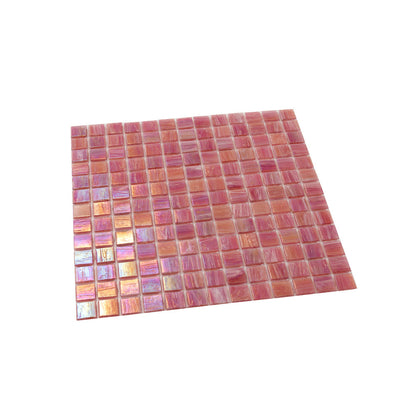 Punch Pink 12x12 Glossy Uniform Square Glass Mosaic Tile (20 pack, 20 sq ft/case)