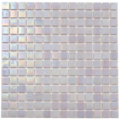 Pearlescent Pink 12x12 Glossy Uniform Square Glass Mosaic Tile (20 pack, 20 sq ft/case) - Sample
