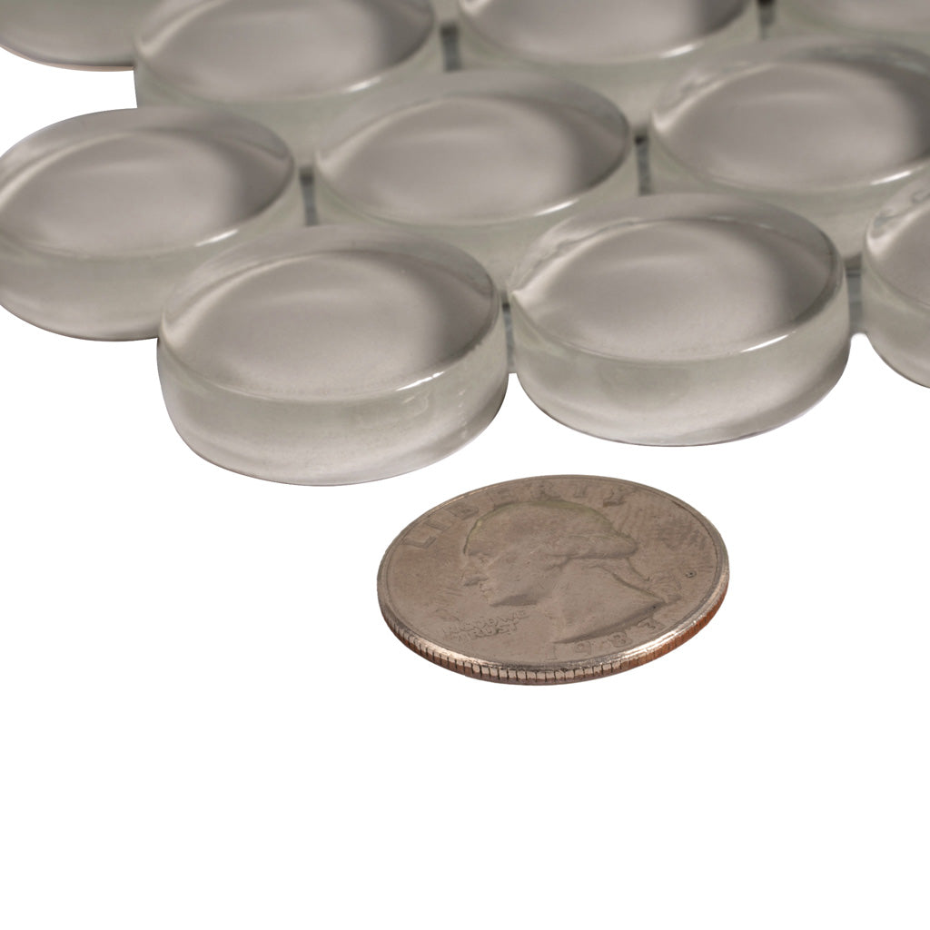 Beige 12x12 Glossy Penny Round Glass Mosaic Tile (5 pack, 5 sq ft/case)