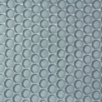 Stone Blue 12x12 Glossy Penny Round Glass Mosaic Tile (5 pack, 5 sq ft/case) - Sample