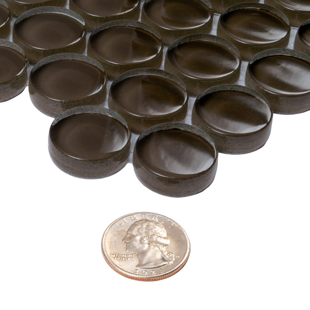 Ash Gray 12x12 Glossy Penny Round Glass Mosaic Tile (5 pack, 5 sq ft/case)