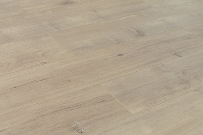 Papillon Smooth 6.7"x48" Laminate Flooring 12mm - Maxi Taupe