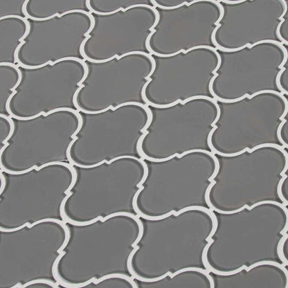 MSI Pebble Arabesque Glass Mosaic Tile 10.43"x12.28"